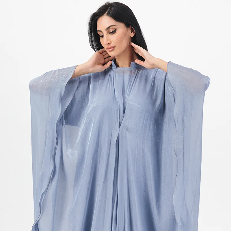 Blue Shimmer Abaya