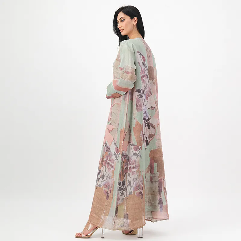 Pale Green Abaya