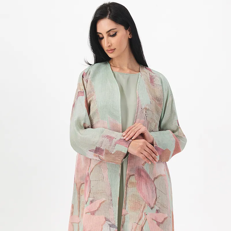 Pale Green Abaya