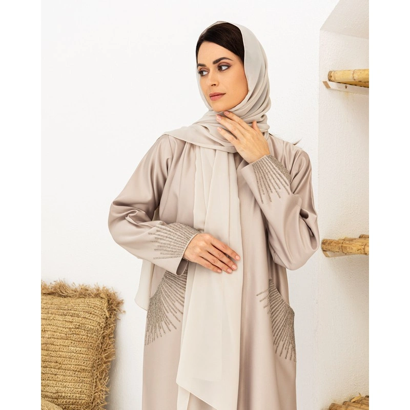 Skin beige Abaya