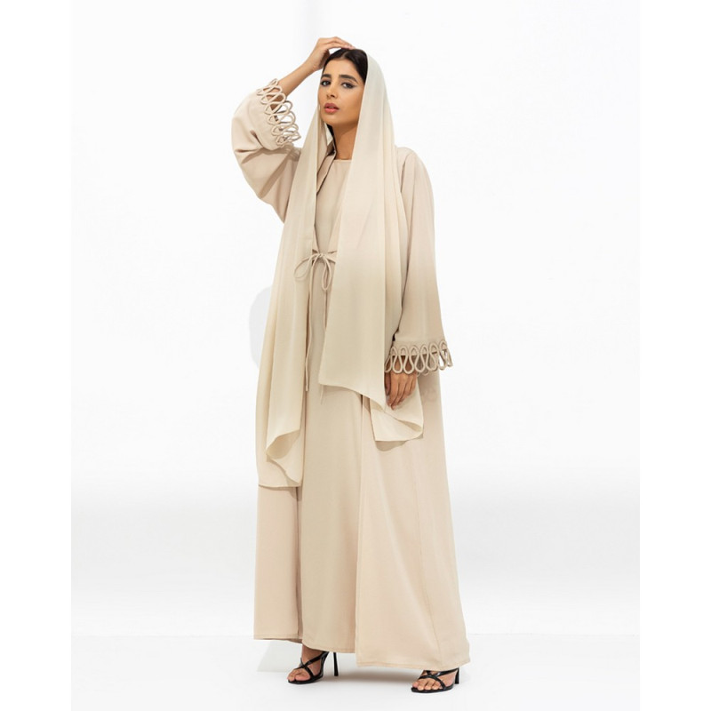 Butter cream abaya