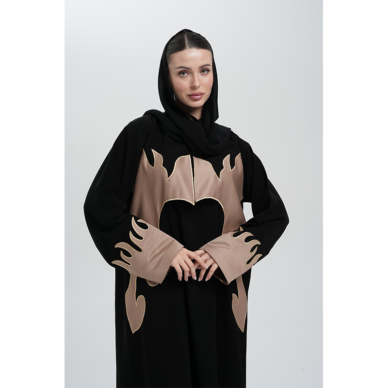 Black and beige