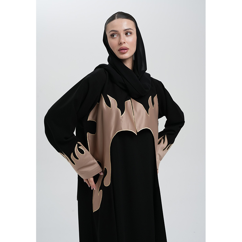 Black and beige