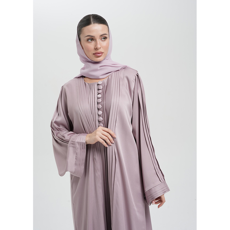 Dusty mauve abaya