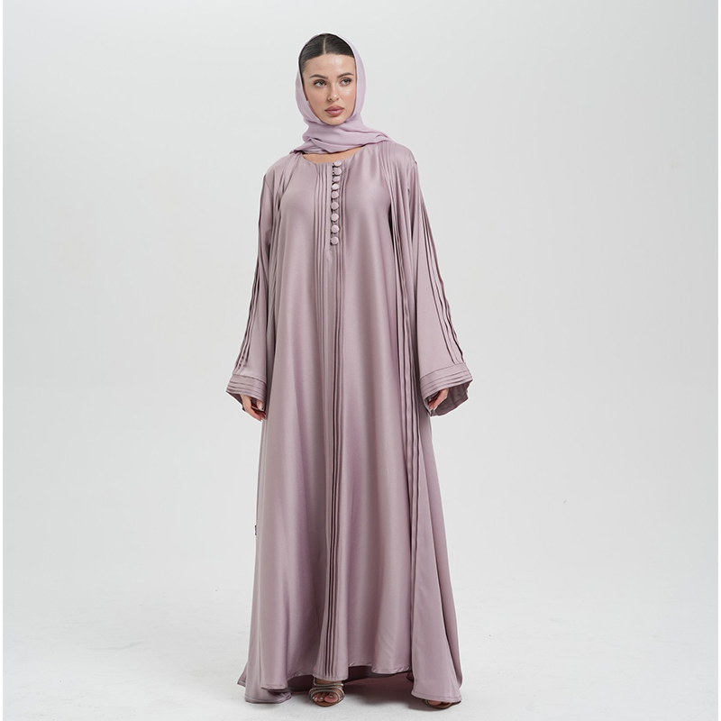 Dusty mauve abaya