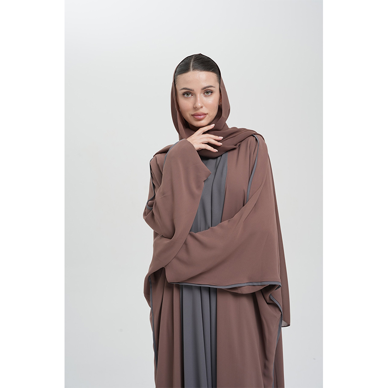 Chocolate and charcoal grey