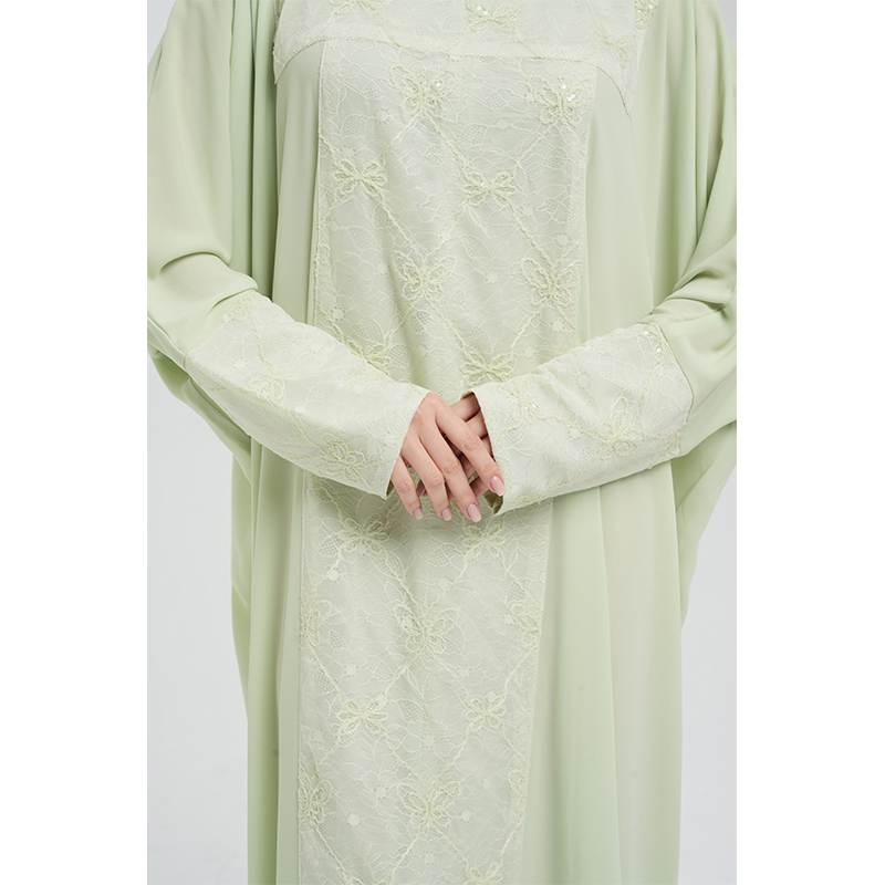Pale green kaftaan