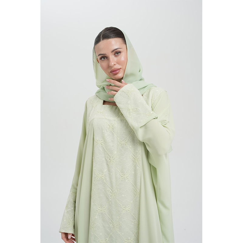 Pale green kaftaan