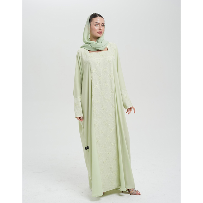 Pale green kaftaan