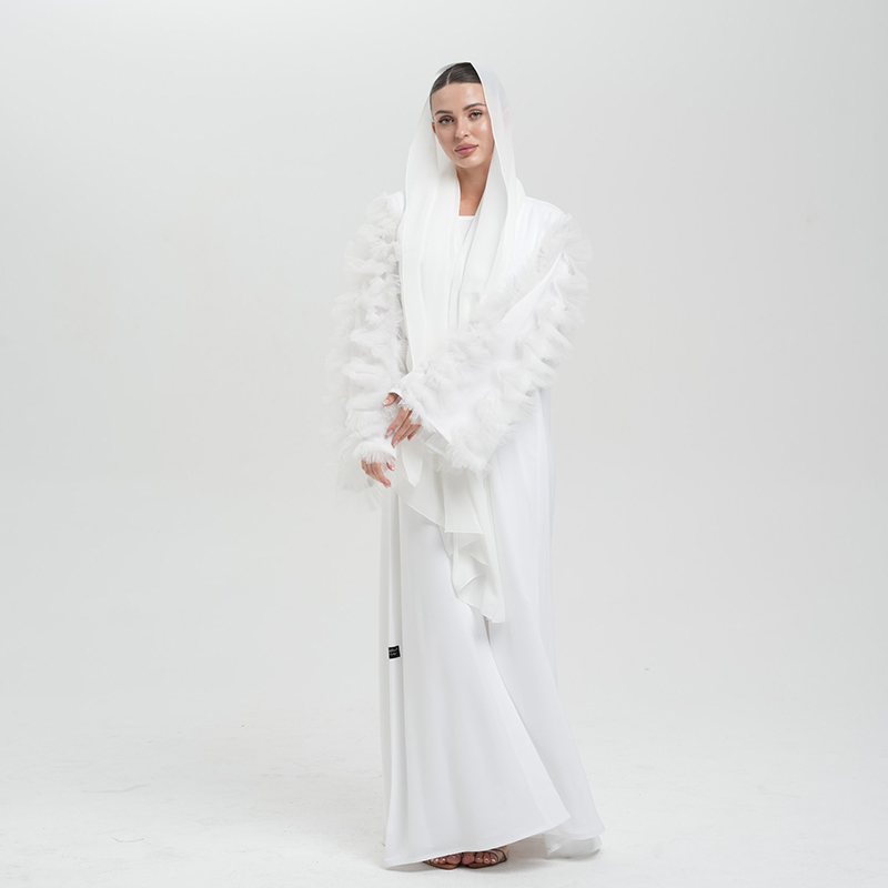 Flounce abaya