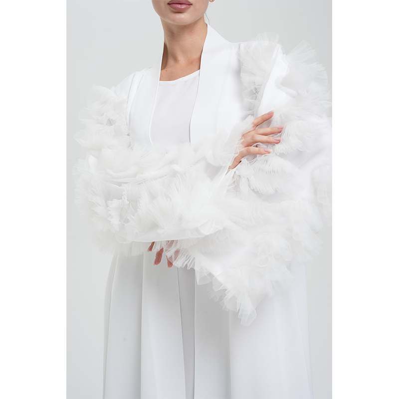 Flounce abaya