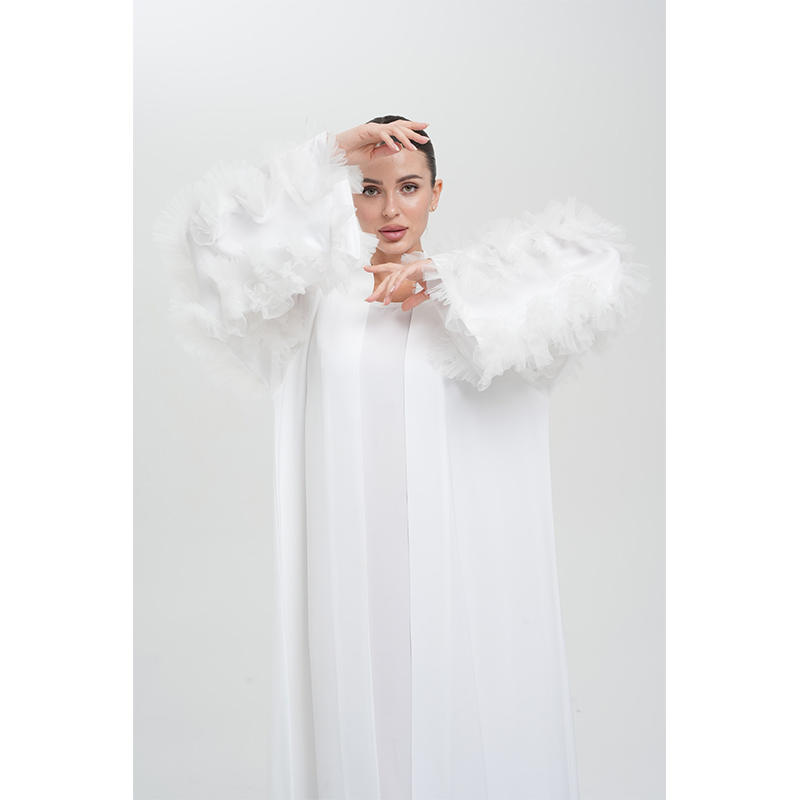 Flounce abaya