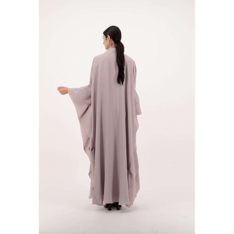 Pale pink abaya