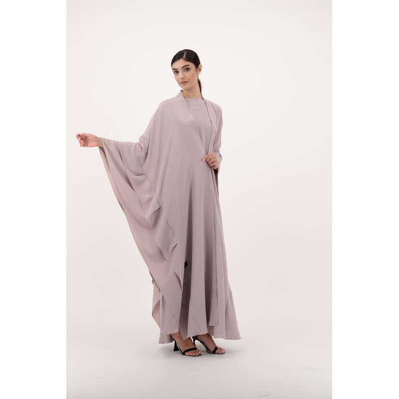 Pale pink abaya