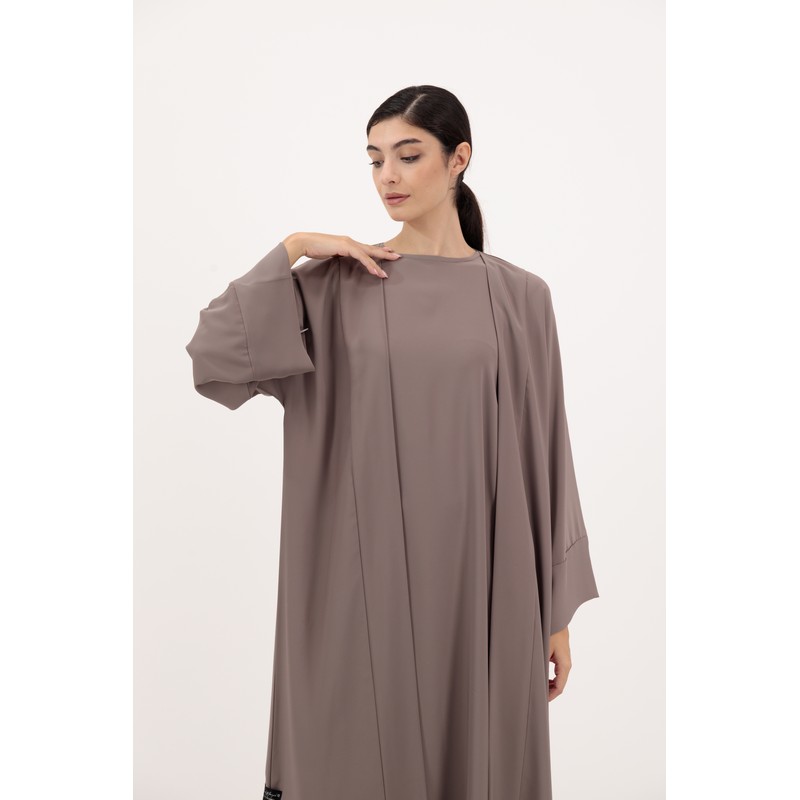 Sand color abaya