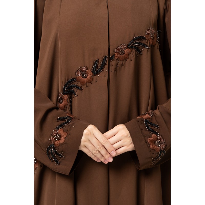 Caramel brown abaya