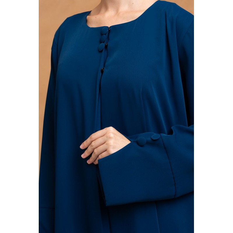 Cobalt blue abaya
