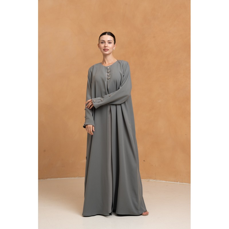 Clover Sage green abaya