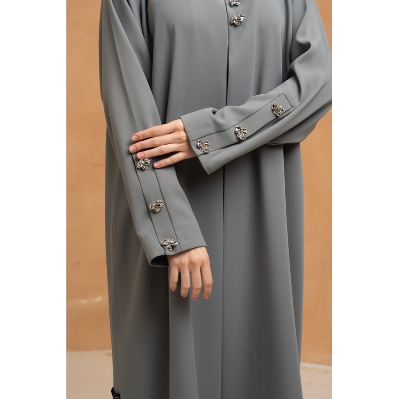 Clover Sage green abaya
