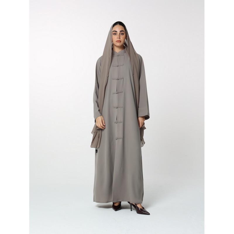 Grey abaya