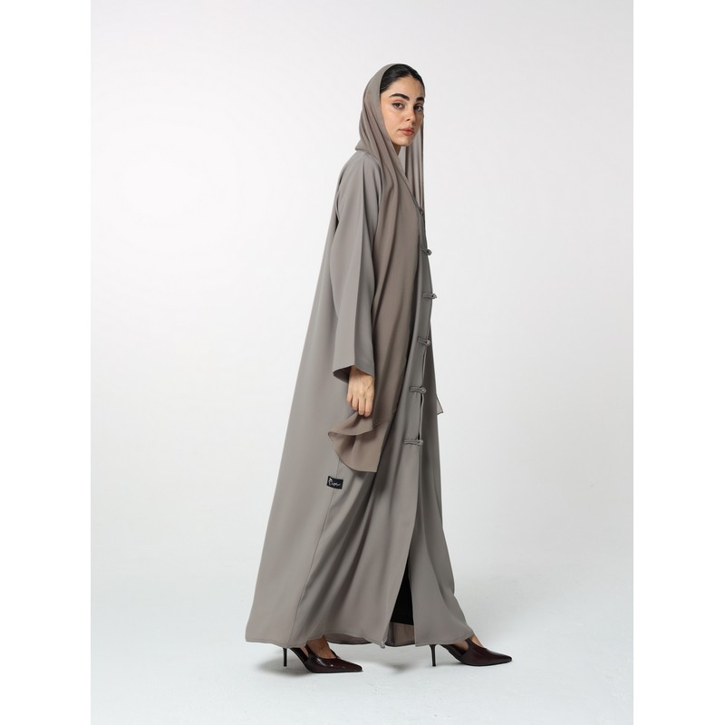 Grey abaya