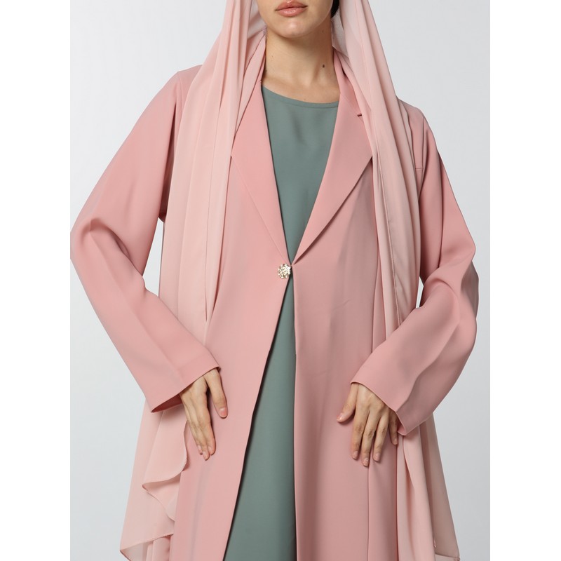 Peach and sage green