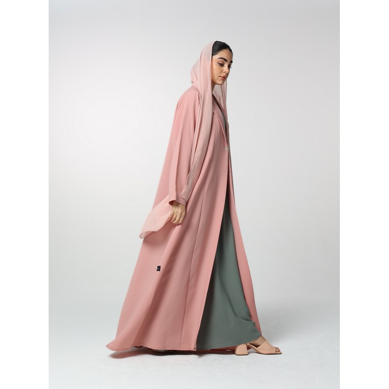 Peach and sage green
