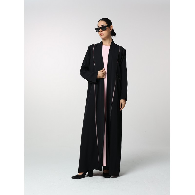 Black and baby pink
