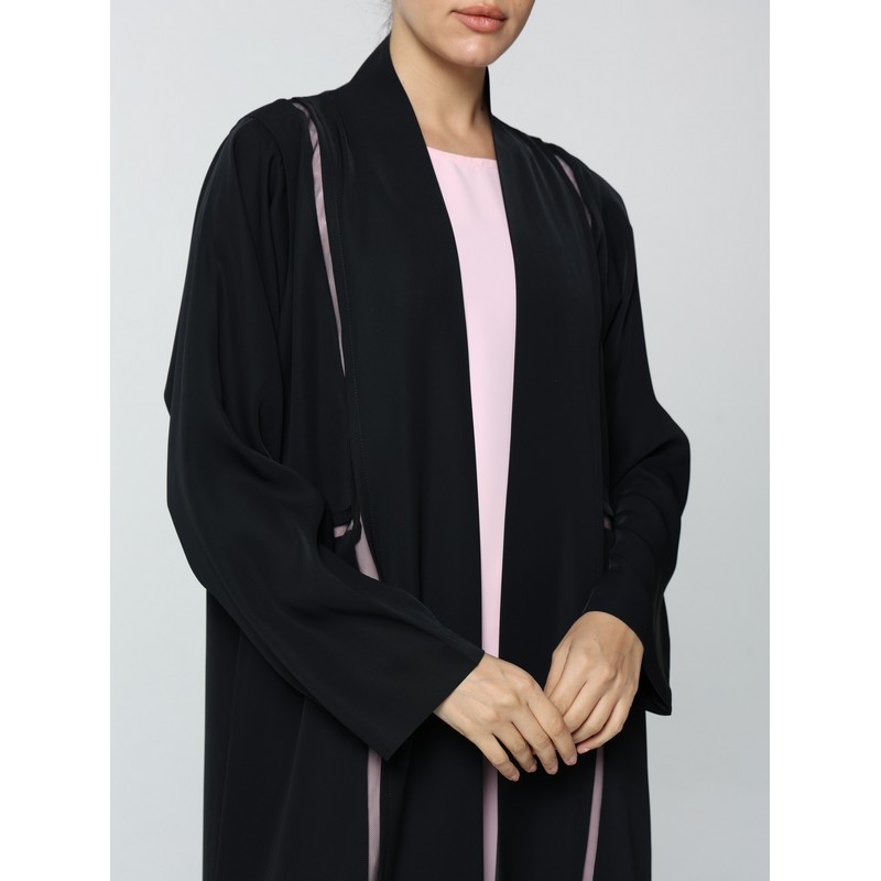 Black and baby pink