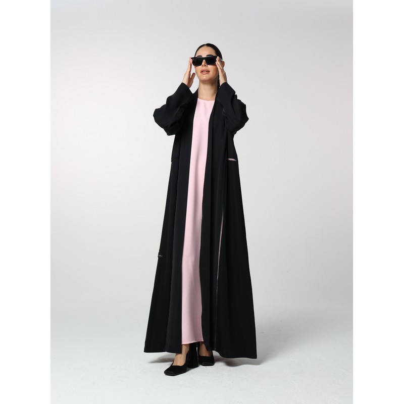 Black and baby pink