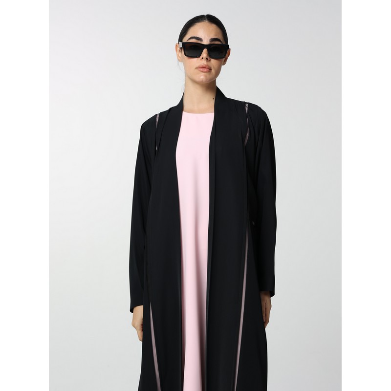 Black and baby pink